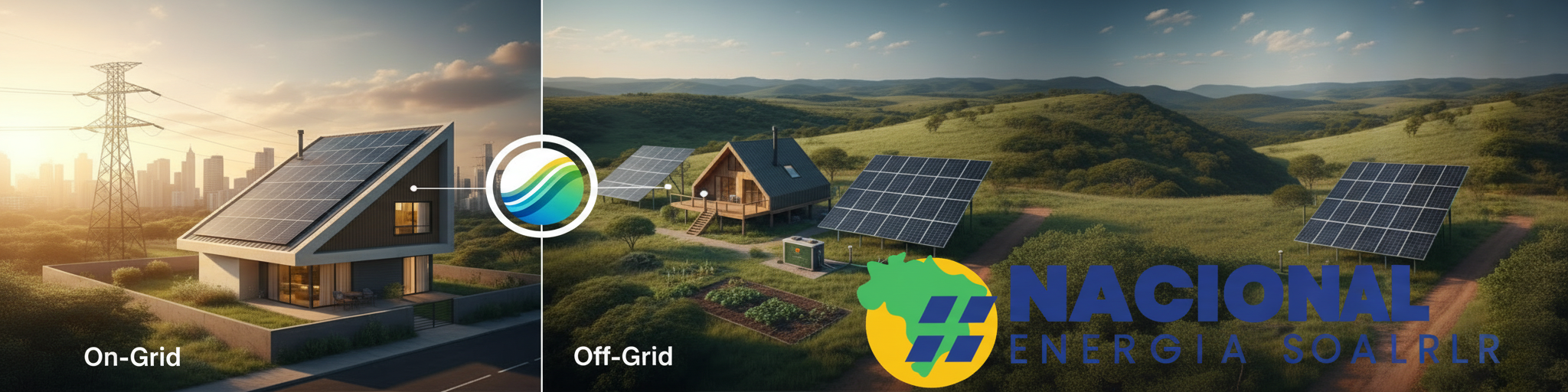 Energia Solar: On-Grid vs. Off-Grid - Qual a Melhor Escolha para Você em Goiás? - Blog Nacional Energia Solar