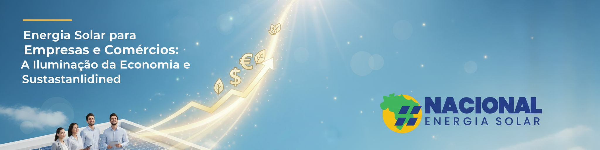 Energia Solar para Empresas e Comércios: A Iluminação da Economia e Sustentabilidade - Blog Nacional Energia Solar